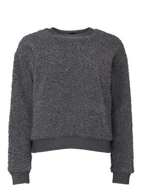 RtA Emma Dark Gray Classic Crewneck Pullover Sweatshirt/Sweater/Jumper